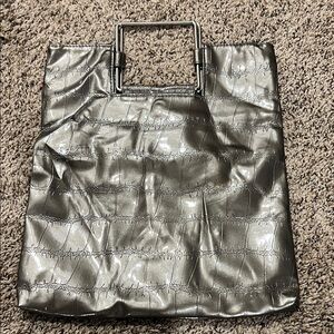 Y2K Silver Chateau Bag